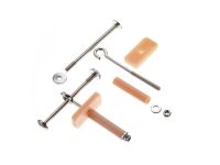 Steckverschraubung "Ellenbogengelenk“, 1 Paar Steckverschraubung "Ellenbogengelenk“, 1 Paar