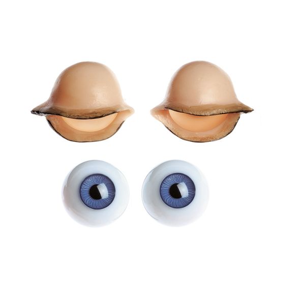 Pair of eyes with eye lids